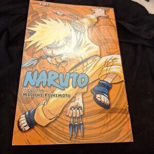 Naruto (3 In 1 Edition) Volume 2 (Includes vol 4, 5 & 6) (USED)
